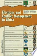 Elections and conflict management in Africa /