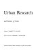 Comparative urban research ; the administration and politics of cities /