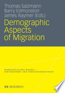 Demographic Aspects of Migration /