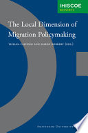 The local dimension of migration policymaking /
