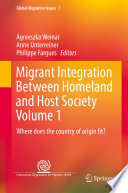 Migrant integration between homeland and host society.
