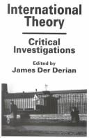 International theory : critical investigations /