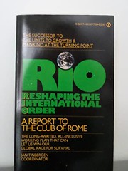 Reshaping the international order : a report to the Club of Rome /