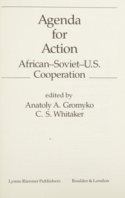 Agenda for action : African-Soviet-U.S. cooperation /