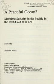 A Peaceful ocean? : maritime security in the Pacific in the post-cold war era /