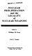 Nuclear proliferation and the legality of nuclear weapons /