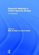 Research methods in critical security studies : an introduction /