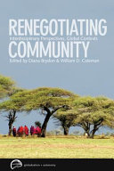 Renegotiating community : interdisciplinary perspectives, global contexts /