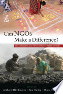 Can NGOs make a difference? : the challenge of development alternatives /