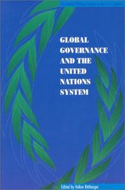 Global governance and the United Nations system /