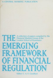 The emerging framework of financial regulation /