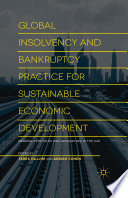 Global insolvency and bankruptcy practice for sustainable economic development.