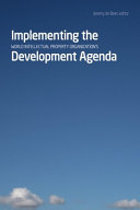 Implementing the World Intellectual Property Organization's development agenda /
