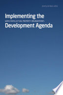 Implementing the World Intellectual Property Organization's development agenda /