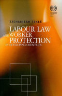 Labour law and worker protection in developing countries /