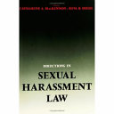 Directions in sexual harassment law /