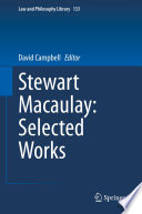 Stewart Macaulay: Selected Works /