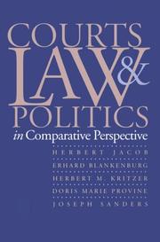 Courts, law, and politics in comparative perspective /