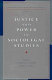 Justice and power in sociolegal studies /