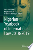 Nigerian Yearbook of International Law 2018/2019 /