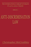 Anti-discrimination law /