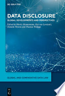 Data Disclosure : Global Developments and Perspectives /