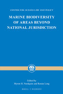 Marine biodiversity of areas beyond national jurisdiction /