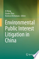 Environmental Public Interest Litigation in China /