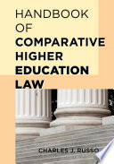Handbook of comparative higher education law /