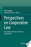 Perspectives on Cooperative Law : Festschrift In Honour of Professor Hagen Henrÿ /