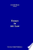Essays in air law /