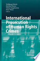 International prosecution of human rights crimes /