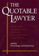The quotable lawyer /