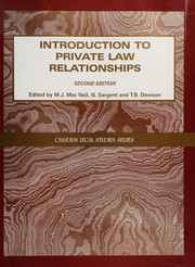 Introduction to private law relationships /