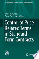 Control of Price Related Terms in Standard Form Contracts /