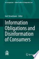 Information Obligations and Disinformation of Consumers /