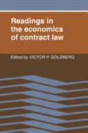 Readings in the economics of contract law /