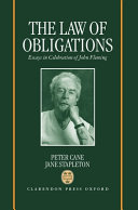 The law of obligations : essays in celebration of John Fleming /