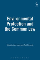 Environmental protection and the common law /