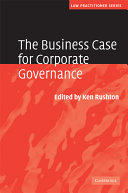 The business case for corporate governance /