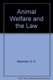 Animal welfare and the law /