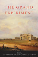 The grand experiment : law and legal culture in British settler societies /