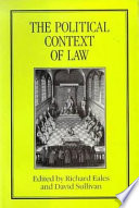 The political context of law : proceedings of the Seventh British Legal History Conference, Canterbury, 1985 /