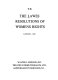 The Lawes resolutions of womens rights /