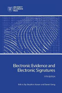 Electronic evidence and electronic signatures /