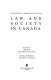 Historical perspectives on law and society in Canada /