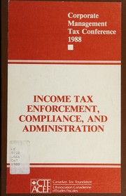 Income tax enforcement, compliance, and administration /
