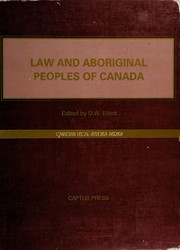 Law and aboriginal peoples of Canada /
