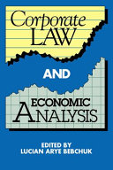 Corporate law and economic analysis /