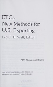 ETCs, new methods for U.S. exporting /